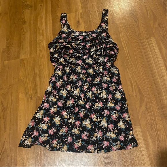 Xhilaration Floral Sun Dress - Picture 1 of 5